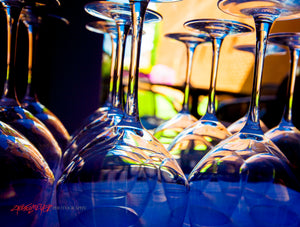 Wine glasses. ©2009 Steve Ziegelmeyer