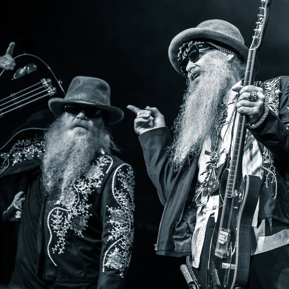 Dusty Hill and Billy Gibbons of ZZ Top. ©2013 Steve Ziegelmeyer