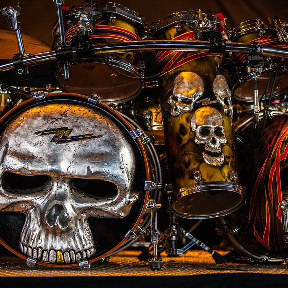 Frank Beard's drums. ZZ Top. ©2012 Steve Ziegelmeyer