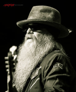 Dusty Hill of ZZ Top. ©2012 Steve Ziegelmeyer
