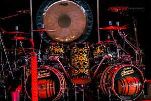 Frank Beard's drums. ZZ Top. ©2021 Steve Ziegelmeyer
