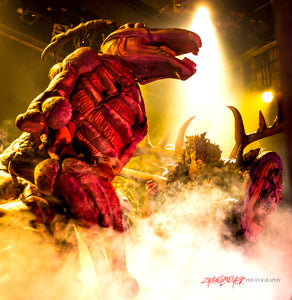 Blothar of Gwar in battle. ©2015  Steve Ziegelmeyer