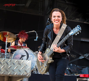 Lzzy Hale of Halestorm. ©2015  Steve Ziegelmeyer